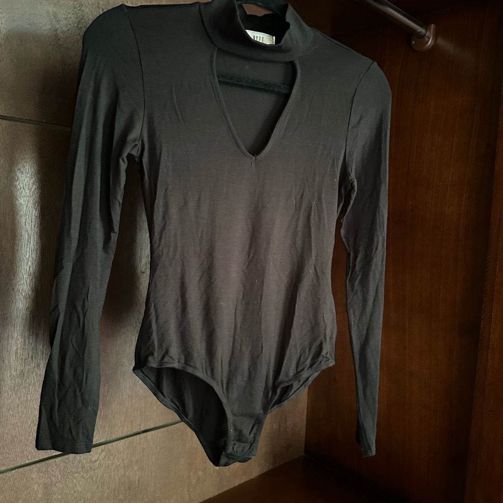 Black Long Sleeve Bodysuit